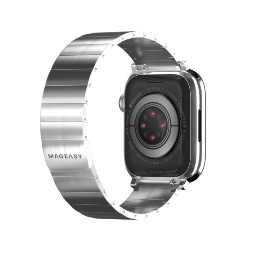 Магнитный ремешок SwitchEasy Maestro M Silver для Apple Watch 38mm | 40mm | 41mm  (MAW801044SV22)