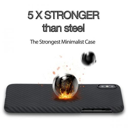 Чехол Pitaka Aramid Case Black/Grey (KI9001XM) для iPhone XS Max