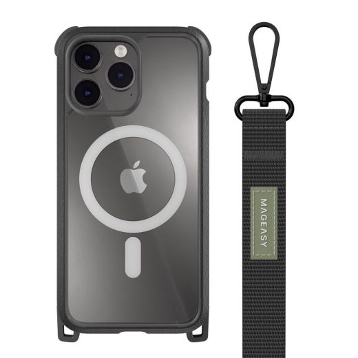 Чехол с ремешком SwitchEasy Odyssey+ with MagSafe Classic Black для iPhone 14 Pro Max (MPH67P054LK22)