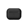 Карбоновый чехол Pitaka MagEZ 600D with MagSafe Black/Grey (Twill) для AirPods Pro 2 (APM7001)