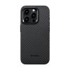 Карбоновий чохол Pitaka MagEZ Case Pro 4 1500D Black/Grey (Twill) для iPhone 15 Pro Max (KI1501PMP)