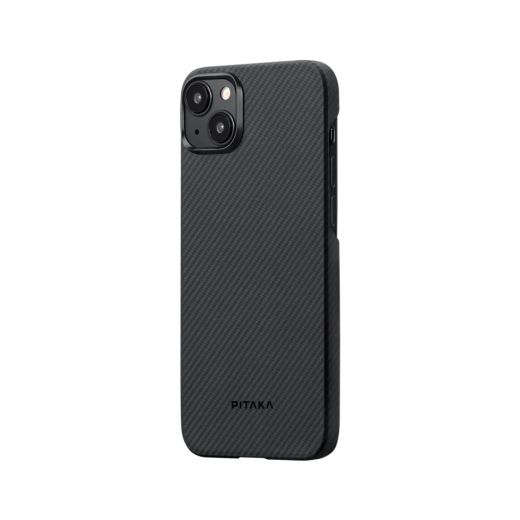 Карбоновий чохол Pitaka MagEZ Case 4 600D Black/Grey (Twill) для iPhone 15 Plus