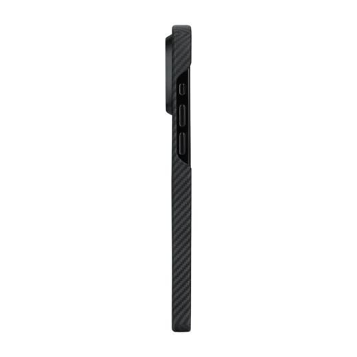 Карбоновий чохол Pitaka MagEZ Case 4 600D Black/Grey (Twill) для iPhone 15 Pro Max (KI1501PMA)