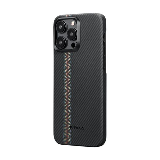 Карбоновый чехол Pitaka MagEZ Case 4 600D Rhapsody для iPhone 15 Pro Max (FR1501PM)
