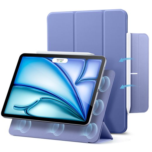 Чехол ESR Rebound Magnetic Case Lavender для iPad Air 11” M2 | M3 (2024 | 2025) | Air 10.9" 4 | 5 M1 (2020 | 2022)