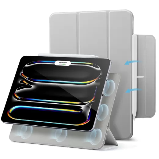 Чохол ESR Rebound Magnetic Case Grey для iPad Pro 11” M4 (2024) (1B1960503)