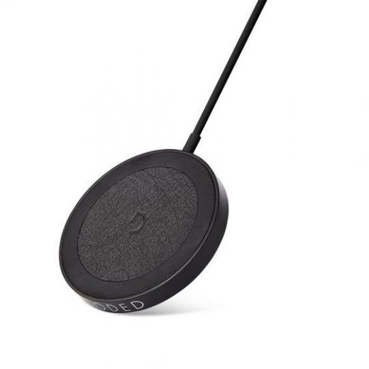 Беспроводная зарядка Decoded Magnetic Wireless Charging Puck with MagSafe Black (D21MSWC1BK)