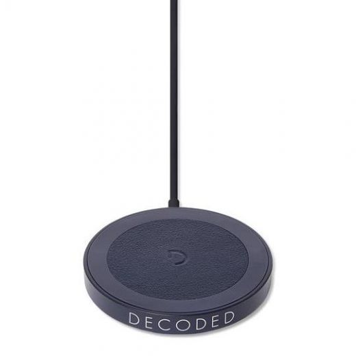 Беспроводная зарядка Decoded Magnetic Wireless Charging Puck with MagSafe Matte Navy (D21MSWC1MNY)