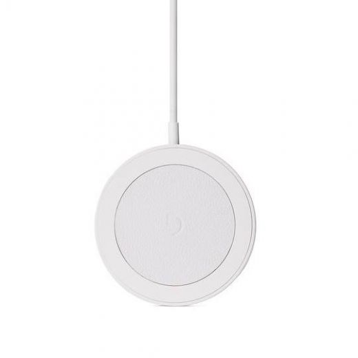 Безпровідна зарядка Decoded Magnetic Wireless Charging Puck with MagSafe White (D21MSWC1WE)