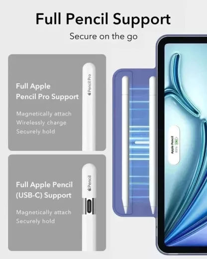 Чехол ESR Rebound Magnetic Case Sky Blue для iPad Air 11” M2 | M3 (2024 | 2025) | Air 10.9" 4 | 5 M1 (2020 | 2022) (3C02200140601)