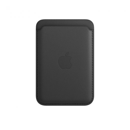 Чохол Apple Leather Wallet with MagSafe Black (High copy) для iPhone