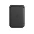 Чехол Apple Leather Wallet with MagSafe Black (High copy) для iPhone