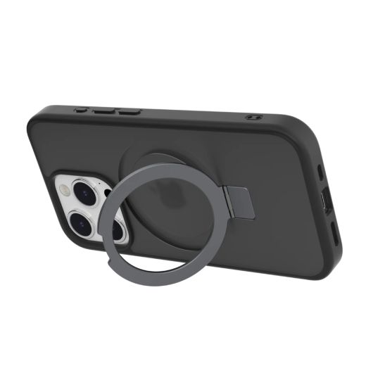 Захисний чохол-підставка SwitchEasy MagStand M StandGuard Black для iPhone 15 Pro (SPH56P171BK23)