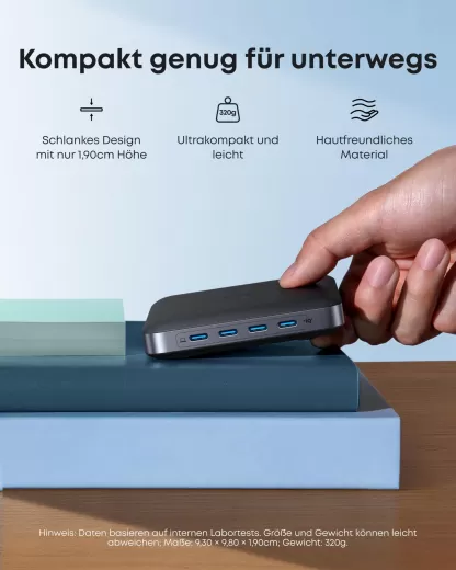 Зарядка Anker Nano Charger (130W, 6 Ports) Black