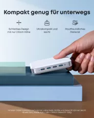 Зарядка Anker Nano Charger (130W, 6 Ports) White