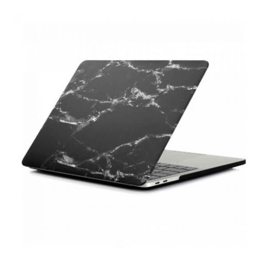 Мармуровий чохол CasePro Marble Black | White для MacBook Air 13" (M1 | 2020 | 2019 | 2018)