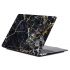 Мармуровий чохол CasePro Marble Black | Yellow | White для MacBook Air 13" (M1 | 2020 | 2019 | 2018)