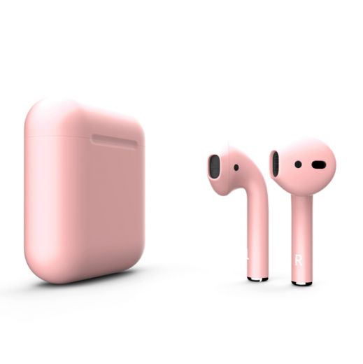 Беспроводные наушники AirPods 2 Color with Charging Case Matte Pink (MV7N2)