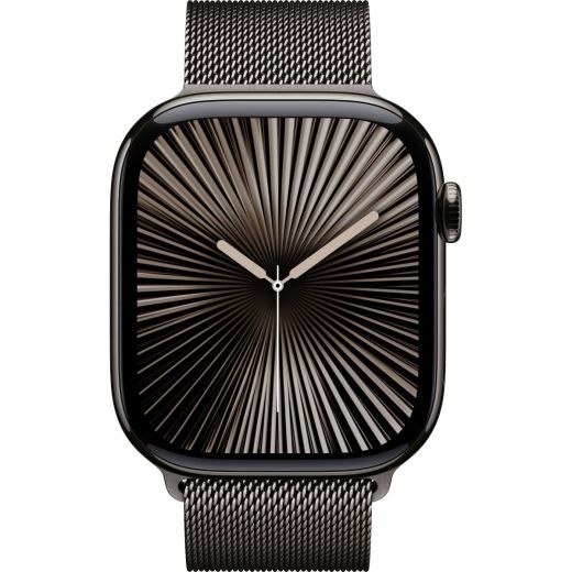 Смарт-часы Apple Watch Series 10 GPS + Cellular 42мм Slate Titanium Case with Slate Milanese Loop (MX053)