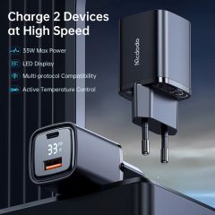 Быстрая зарядка Mcdodo 33W PD+QC Digital Display Charger (CH-1701)