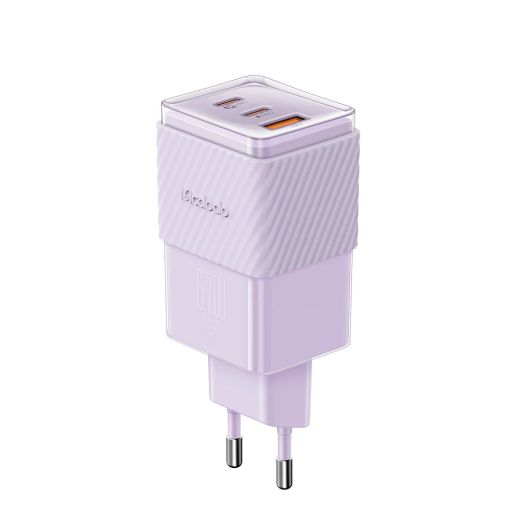 Мережевий зарядний пристрій Mcdodo 67W Dichromatic GaN 5 Mini Fast Charger Purple (CH-1502)