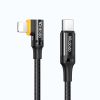 Кабель Mcdodo 90° Type-C to Lightning Cable Auto Power off 2m Black