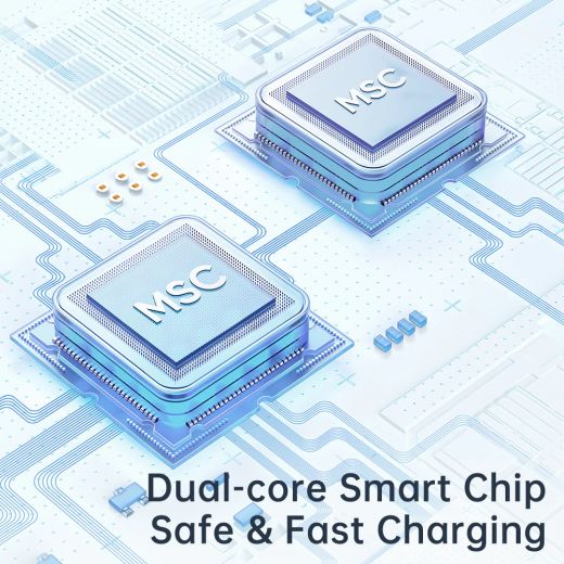 Нейлоновий кабель Mcdodo Auto Power Off 6A USB-C Super Charge Transparent Data Cable 1.2 метр (CA-3150)