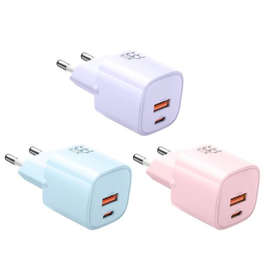 Сетевое зарядное устройство Mcdodo Nano Series 33W GaN PD Dual Port Fast Charger Purple (CH-0155)