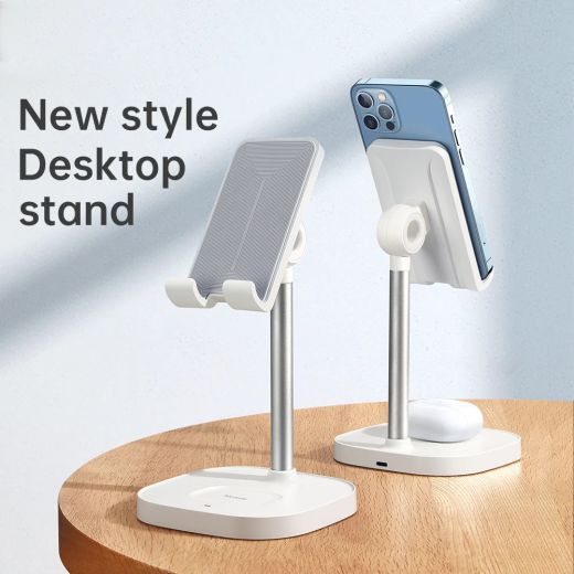 Бездротова зарядка Mcdodo Pioneer Series 2 в 1 Desktop Holder Pro для iPhone | AirPods (CH-0530)