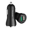 Автомобільний зарядний пристрій Mcdodo QC3.0+2.4A Aluminum Dual Usb Port Car Charger 18W