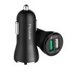 Автомобильное зарядное устройство Mcdodo QC3.0+2.4A Aluminum Dual Usb Port Car Charger 18W