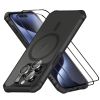 Чохол з захисним склом ESR Air Armor Clear Case Set (HaloLock) Case Clear Black для iPhone 15 Pro Max