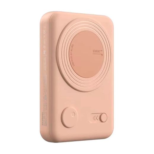 Повербанк з підставкою Blueo Wireless Powerbank with Stand 10000 mAh Pink (P010PNK(S))