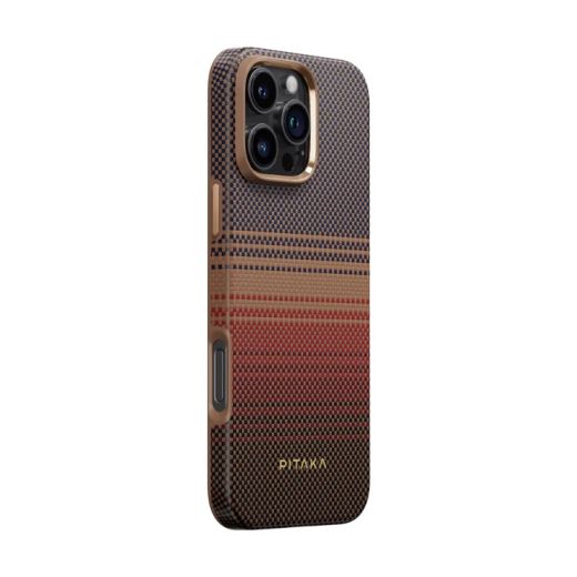 Карбоновий чохол Pitaka Military-Grade Protective Case Sunset для iPhone 16 Pro Max (KI1601PPSUM)