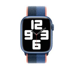 Оригинальный ремешок Apple Sport Loop Blue Jay | Abyss Blue для Apple Watch 42mm | 41mm | 40mm | 38mm (MN5H3)
