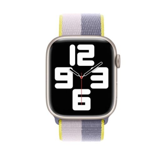 Оригінальний ремінець Apple Sport Loop Lavender Gray | Light Lilac для Apple Watch 42mm | 41mm | 40mm | 38mm (MN5J3)