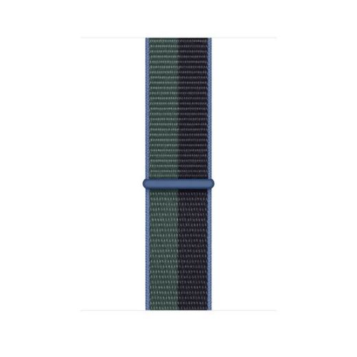 Оригінальний ремінець Apple Sport Loop Midnight | Eucalyptus для Apple Watch 45mm | 44mm | 42mm (MN5U3)