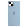 Оригинальный силиконовый чехол Apple Silicon Case with MagSafe Blue Fog для iPhone 13 Mini (MN5W3)