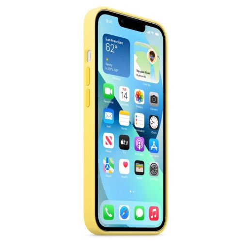 Оригінальний силіконовий чохол Apple Silicon Case with MagSafe Lenon Zest для iPhone 13 Mini (MN5X3)