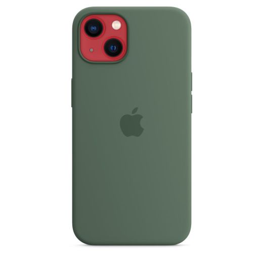 Оригинальный силиконовый чехол Apple Silicon Case with MagSafe Eucalyptus (MN633) для iPhone 13