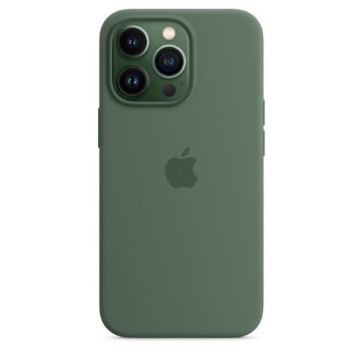 Оригинальный силиконовый чехол Apple Silicone Case with MagSafe Eucalyptus (MN6C3) для iPhone 13 Pro Max