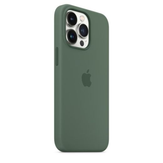 Оригинальный силиконовый чехол Apple Silicone Case with MagSafe Eucalyptus (MN673) для iPhone 13 Pro