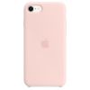 Оригинальный силиконовый чехол Apple Silicone Case Chalk Pink (MN6G3) для iPhone SE (2022)