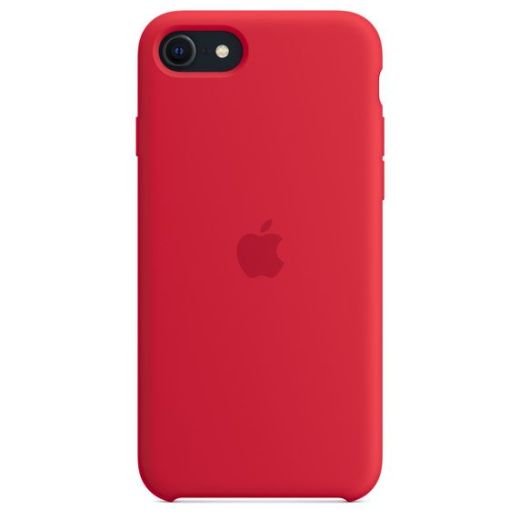 Оригинальный силиконовый чехол Apple Silicone Case Red(PRODUCT) (MN6H3) для iPhone SE (2022)