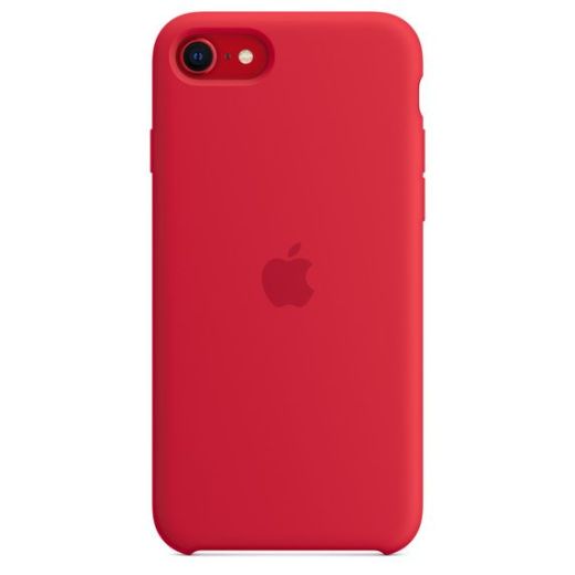 Оригинальный силиконовый чехол Apple Silicone Case Red(PRODUCT) (MN6H3) для iPhone SE (2022)