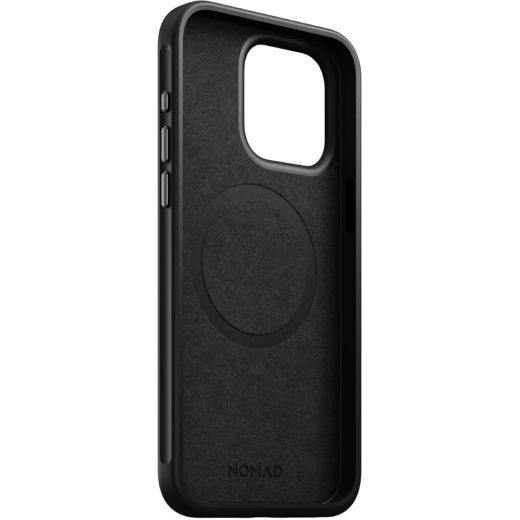 Кожаный чехол Nomad Modern Leather Case Black для iPhone 15 Pro Max