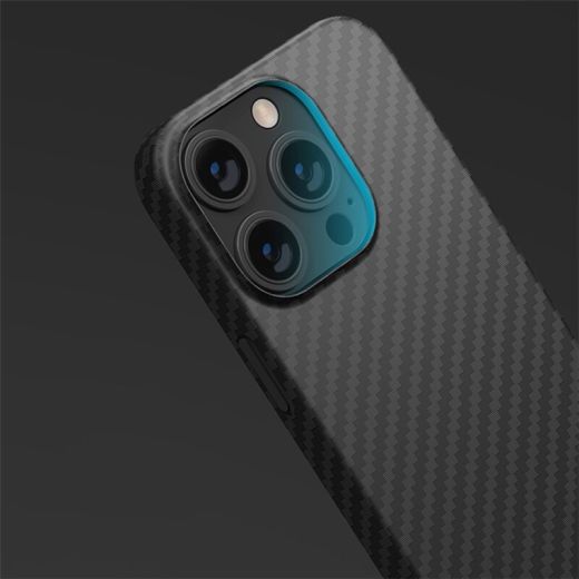 Чохол Momax Carbon Fiber Texture Magnetic Protective для iPhone 14 Pro Max