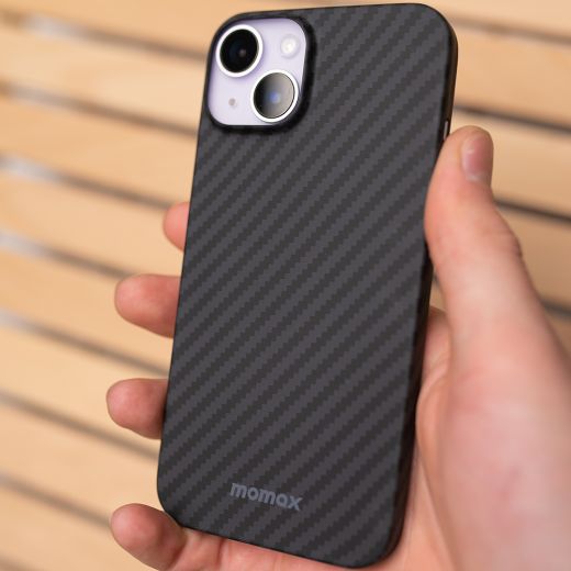 Чехол Momax Carbon Fiber Texture Magnetic Protective для iPhone 14