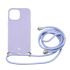 Чехол с шнурком Momax Crossbody TPU Strap Case | ECOStrap Case Purple для iPhone 13 mini