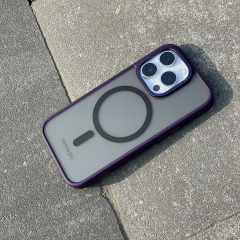 Чехол Momax Hybrid Magnetic Protective Purple для iPhone 14 Pro Max (CPAP22XLU)